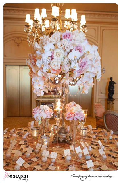 Westgate-Hotel-Blush-french-vintage-wedding-orchid-centerpiece Westgate-Hotel-Blush-french-vintage-wedding-orchid-centerpiece
