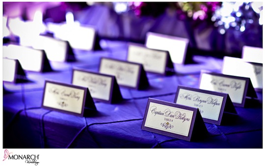 Purple-pintuck-linen-purple-placecards-prado-wedding Purple-pintuck-linen-purple-placecards-prado-wedding