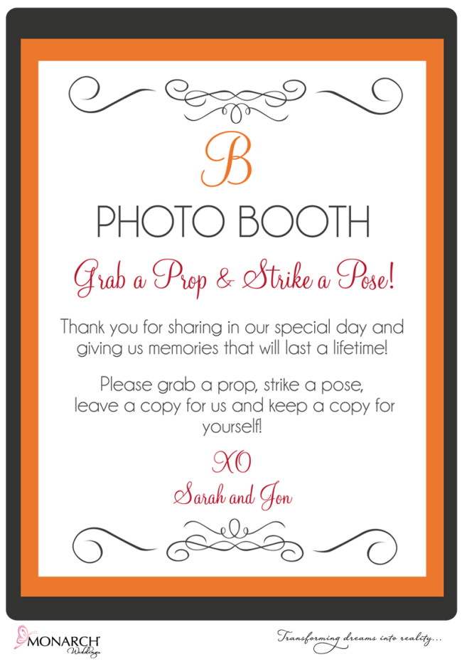 Orange-gray-photo-booth-sign-monarch-weddings Orange-gray-photo-booth-sign-monarch-weddings