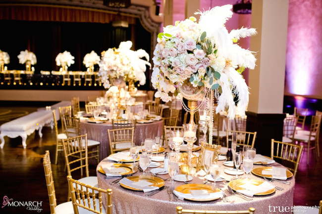 Prado-balboa-park-wedding-gatsby-blush-sequin-linen-feather-centerpiece Prado-balboa-park-wedding-gatsby-blush-sequin-linen-feather-centerpiece