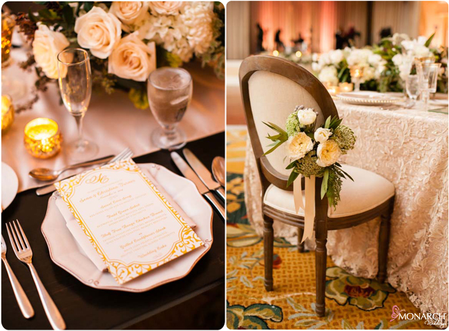 Golf-foil-menu-bistro-chair-hotel-del-wedding Golf-foil-menu-bistro-chair-hotel-del-wedding