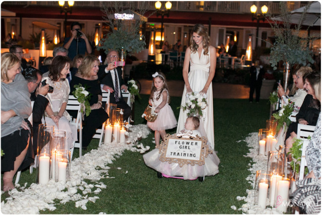 flowergirl-in-training-cart-hotel-del-coronado-wedding flowergirl-in-training-cart-hotel-del-coronado-wedding
