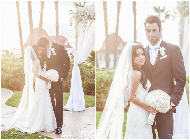 Gorgeous Gold, Lovely Lace and Lavendar Wedding at Hotel Del | San ...